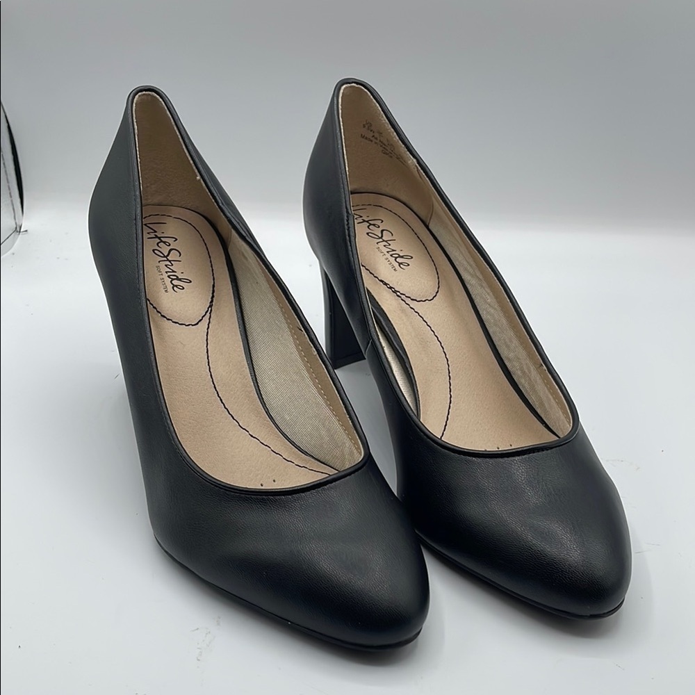 Life Stride GIGI Black Women's Heels, size 9.5W